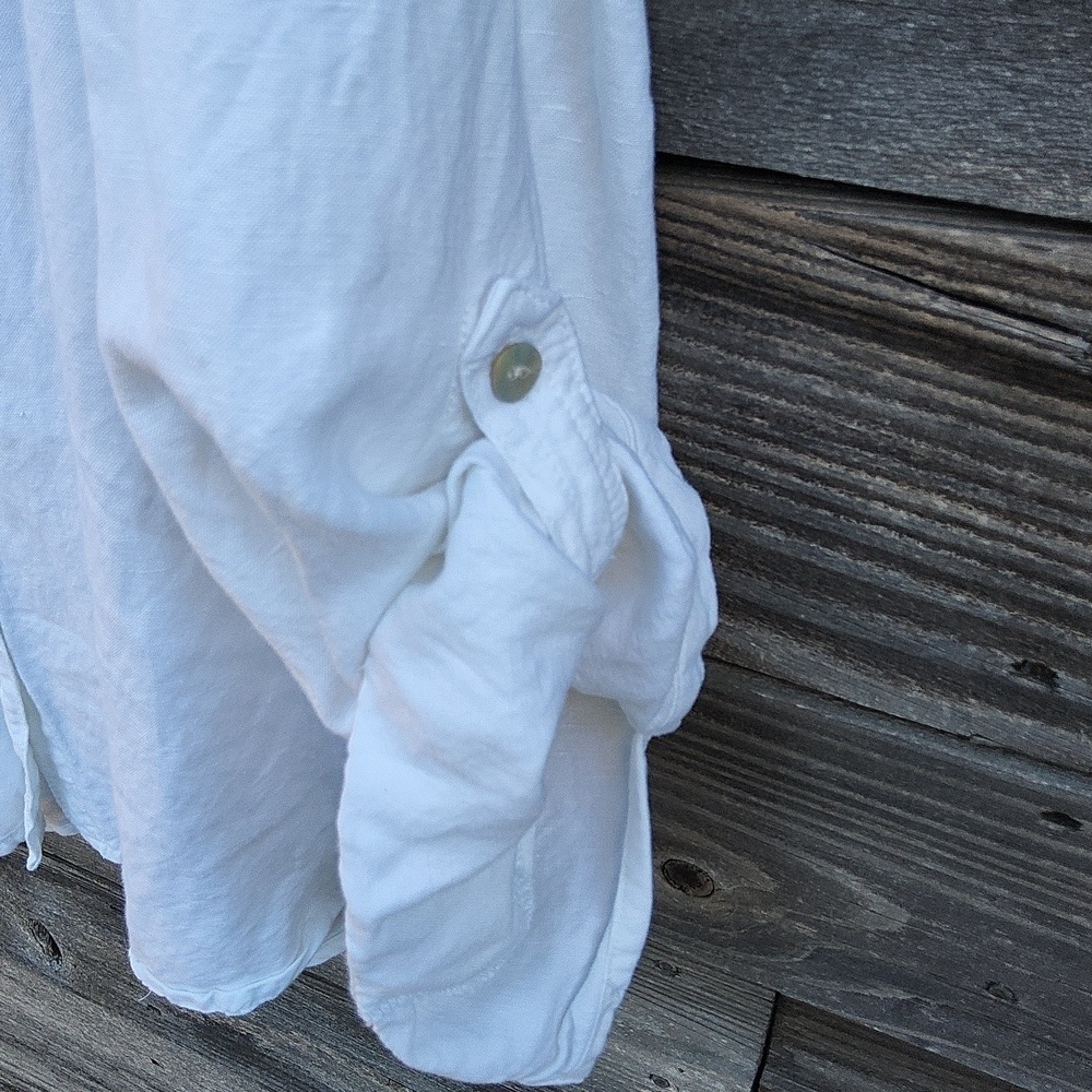 Ruby Rd. White Button Down Blouse Size 18 - Picture 8 of 10